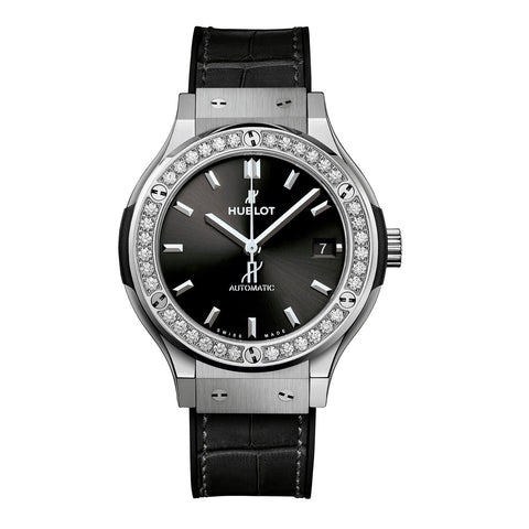 Hublot Classic Fusion Titanium Diamonds 38mm-Hublot Classic Fusion Titanium Diamonds 38mm -