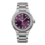 Hublot Classic Fusion Titanium Purple Diamonds Bracelet 38mm-Hublot Classic Fusion Titanium Purple Diamonds Bracelet 38mm -