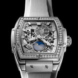Hublot Spirit Of Big Bang Moonphase Titanium White Diamonds 42mm-Hublot Spirit Of Big Bang Moonphase Titanium White Diamonds 42mm -