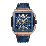 Hublot Square Bang Unico King Gold Blue Ceramic 42mm-Hublot Square Bang Unico King Gold Blue Ceramic 42mm - 821.OL.5180.RX