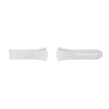 Hublot White Lined Rubber Strap-Hublot White Lined Rubber Strap - BR647.100.80.03.9999
