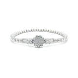 Hulchi Belluni Diamond Flower Bracelet-Hulchi Belluni Diamond Flower Bracelet -