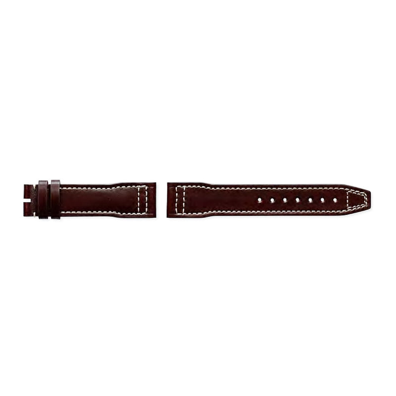 IWC Schaffhausen Calf Leather Strap Brown, Brown Lining 22/18-IWC Calf Leather Strap Brown, Brown Lining 22/18 - IWA53023