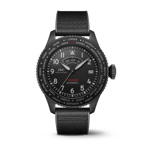 IWC Schaffhausen Pilot's Watch Timezoner Top Gun Ceratanium-IWC Schaffhausen Pilot's Watch Timezoner Top Gun Ceratanium - IW395505