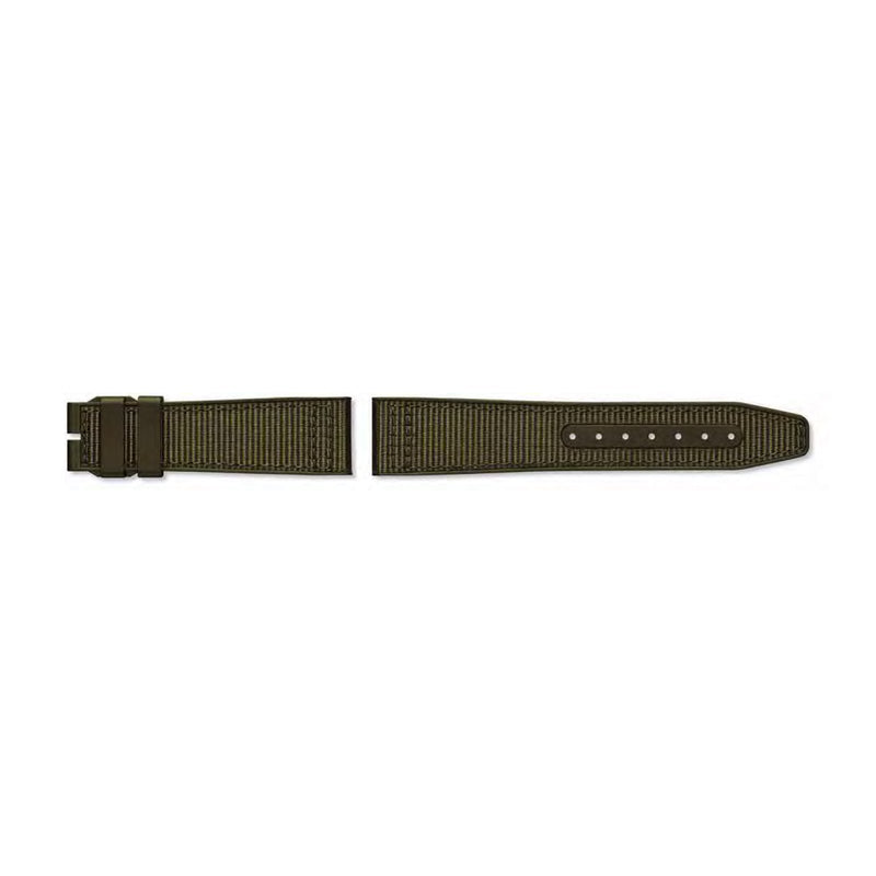 IWC Schaffhausen Rubber Strap Olive Green with Textile Inlay 21/18-IWC Schaffhausen Rubber Strap Olive Green with Textile Inlay 21/18 - MXE0L858