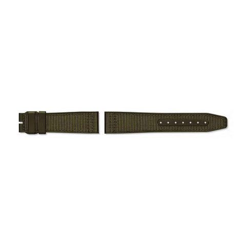 IWC Schaffhausen Rubber Strap Olive Green with Textile Inlay 21/18-IWC Schaffhausen Rubber Strap Olive Green with Textile Inlay 21/18 - MXE0L858
