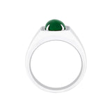 Jade Diamond Ring-Jade Diamond Ring - ORNEL00604