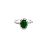 Jade Diamond Ring-Jade Diamond Ring -