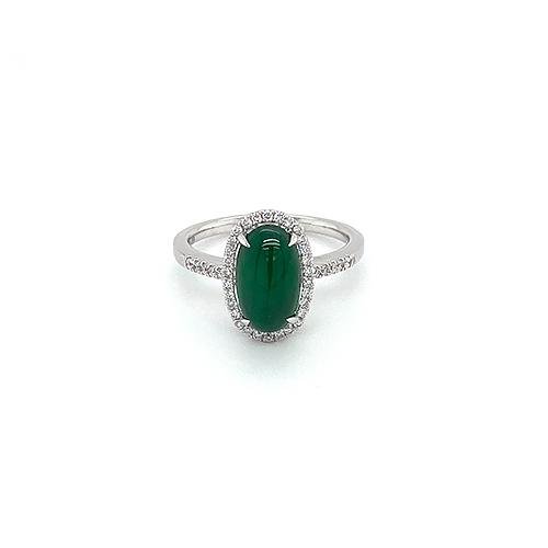 Jade Diamond Ring-Jade Diamond Ring -