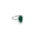 Jade Diamond Ring-Jade Diamond Ring -