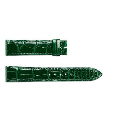 Jaeger-LeCoultre Alligator Leather Strap Green 18/16mm-Jaeger LeCoultre Alligator Leather Strap Green 18/16mm - QC1386V2