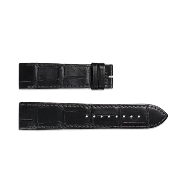 Jaeger-LeCoultre Alligator Strap Black Matt 22/20mm-Jaeger-LeCoultre Alligator Strap Black att 22/20 - QC21C072