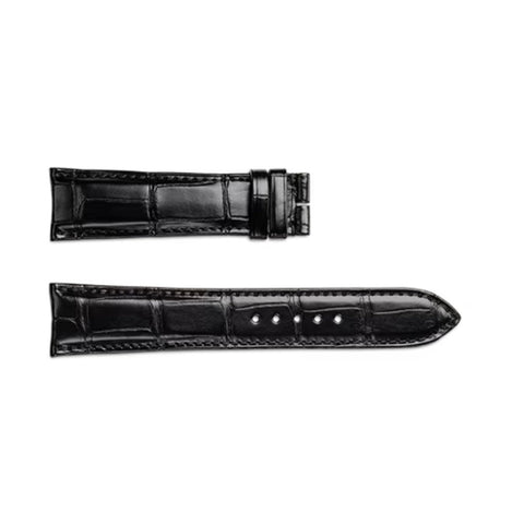 Jaeger-LeCoultre Alligator Strap Black Satin Matt 19/16mm-Jaeger-LeCoultre Alligator Strap Black Satin Matt 19/16mm - QC21976Z