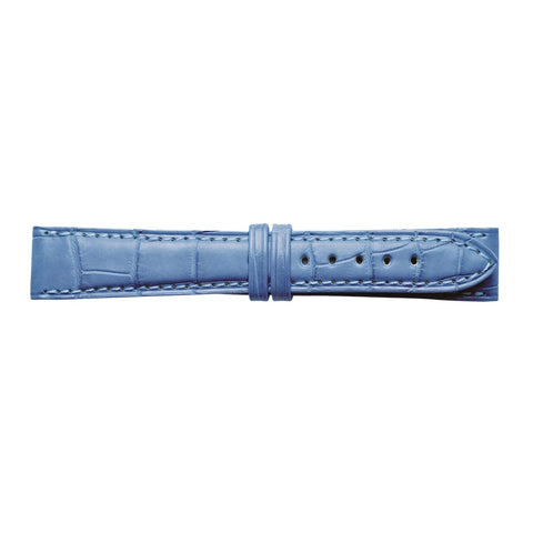 Jaeger-LeCoultre Alligator Strap Pastel Blue Matt 17/16mm-Jaeger-LeCoultre Alligator Strap Pastel Blue Matt 17/16mm - QC2176L2
