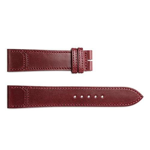 Jaeger-LeCoultre Calfskin Fagliano Strap Burgundy 20/18mm-Jaeger LeCoultre Calfskin Fagliano Strap Burgundy 20/18mm - QC35A42F
