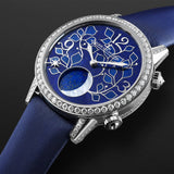 Jaeger-LeCoultre Rendez-Vous Jewellery Moon Ivy Blue-Jaeger LeCoultre Rendez-Vous Moon Ivy Blue -