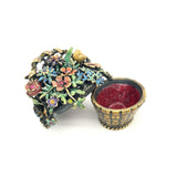 Jay Strongwater Flower Basket Jewelry Box-Jay Strongwater Flower Basket Jewelry Box -