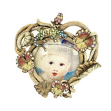 Jay Strongwater Heart Shape Mini Photo Frame-Jay Strongwater Heart Shape Mini Photo Frame -