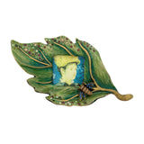 Jay Strongwater Leaf Shape Photo Frame-Jay Strongwater Leaf Shape Photo Frame -