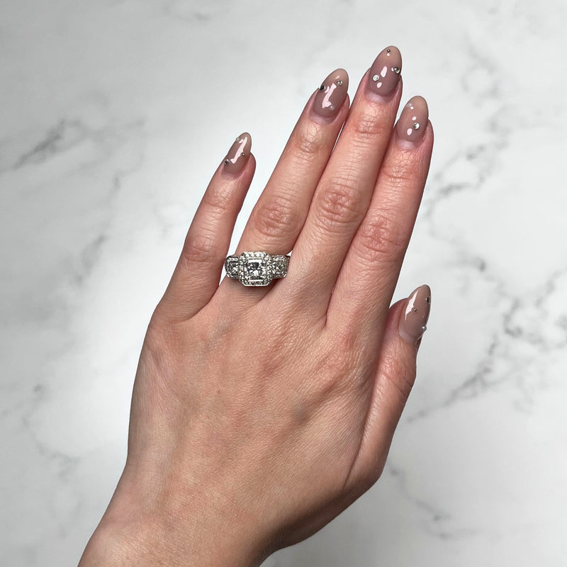 JB Star Radiant-cut Diamond Ring-JB Star Radiant-cut Diamond Ring - DRJBS00141