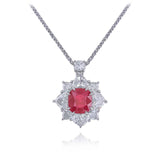 JB Star Ruby Diamond Pendant-JB Star Ruby Diamond Pendant -