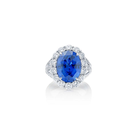JB Star Sapphire and Diamond Ring-JB Star Sapphire and Diamond Ring -