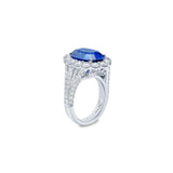 JB Star Sapphire and Diamond Ring-JB Star Sapphire and Diamond Ring -