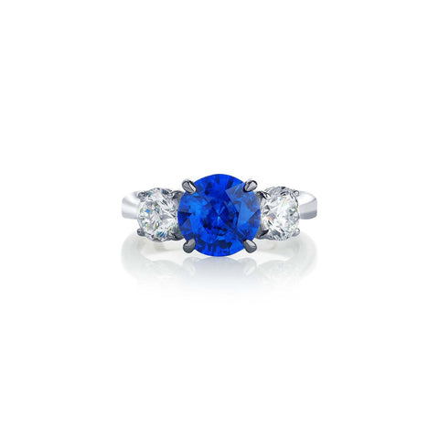 JB Star Sapphire and Diamond Ring-JB Star Sapphire and Diamond Ring -