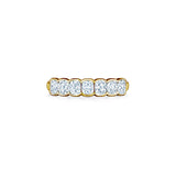 Kwiat Half Circle Diamond Ring-Kwiat Half Circle Diamond Ring - W-14671-150-DIA-18KY