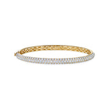 Kwiat Moonlight 3-Row Medium Bangle-Kwiat Moonlight 3-Row Medium Bangle - B-15697Y-0-DIA-18KY