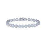 Kwiat Sunburst Line Bracelet-Kwiat Sunburst Line Bracelet - B-19582-0-DIA-18KW