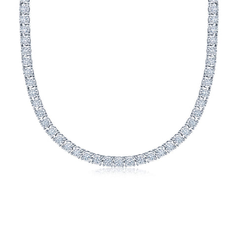 Kwiat Sunburst Line Necklace-Kwiat Sunburst Line Necklace - N-9983-0-DIA-18KW