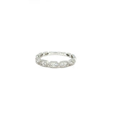 Memoire Milgrain Diamond Stacking Ring-Memoire Milgrain Diamond Stacking Ring - DRMEM05540