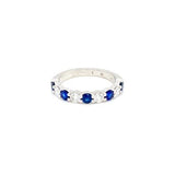 Memoire Sapphire Diamond Band-Memoire Sapphire Diamond Band -