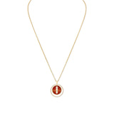 Messika Carnelian Lucky Move Pendant-Messika Carnelian Lucky Move Pendant -