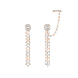 Messika D-Vibes Multi-Row Earrings-Messika D-Vibes Multi-Row Earrings - 12432-PG