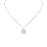 Messika Lucky Move PM Pavé Necklace-Messika Lucky Move PM Pavé Necklace - 07397-PG