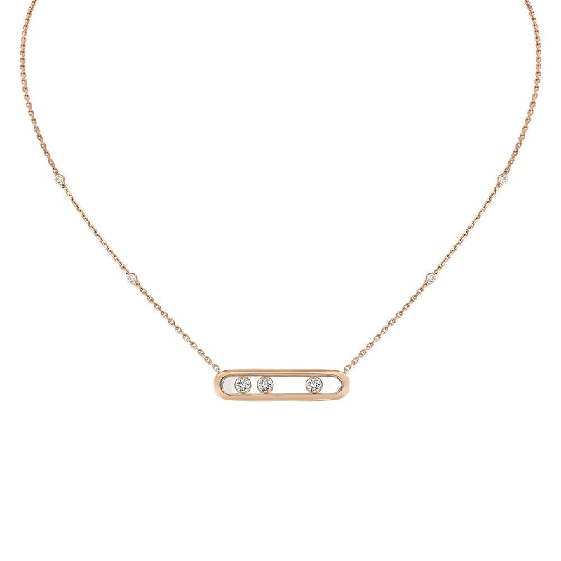Messika Move Diamond Necklace-Messika Move Classic Necklace - 03997-PG