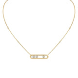 Messika Move Diamond Necklace-Messika Move Diamond Necklace - 03997-YG