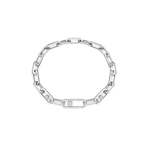 Messika Move Link Diamond Bracelet-Messika Move Link Diamond Bracelet - 12576-WG