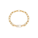 Messika Move Link Diamond Bracelet-Messika Move Link Diamond Bracelet - 12576-YG