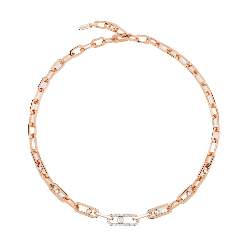 Messika Move Link Diamond Necklace-Messika Move Link Diamond Necklace - 12853-PG