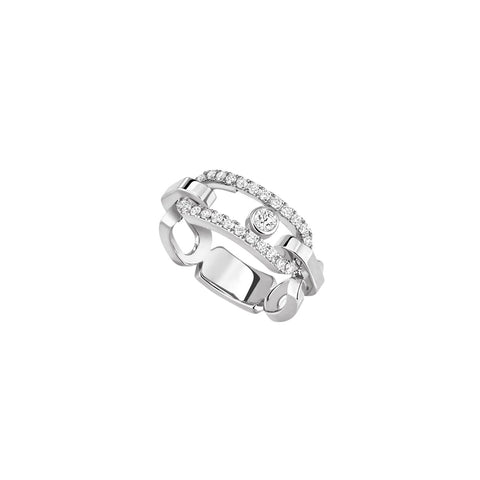 Messika Move Link Diamond Ring-Messika Move Link Diamond Ring - 12728-WG