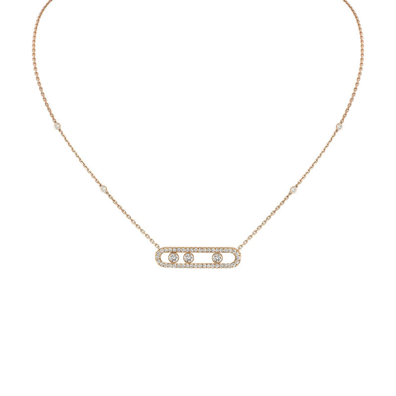 Messika Move Pavé Necklace-Messika Move Pavé Necklace -