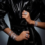 Messika Move Romane Large Pavé Bangle-Messika Move Romane Large Pavé Bangle -