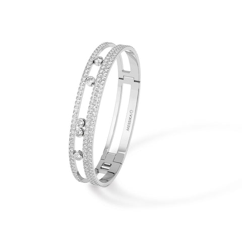 Messika Move Romane Large Pavé Bangle-Messika Move Romane Large Pavé Bangle -