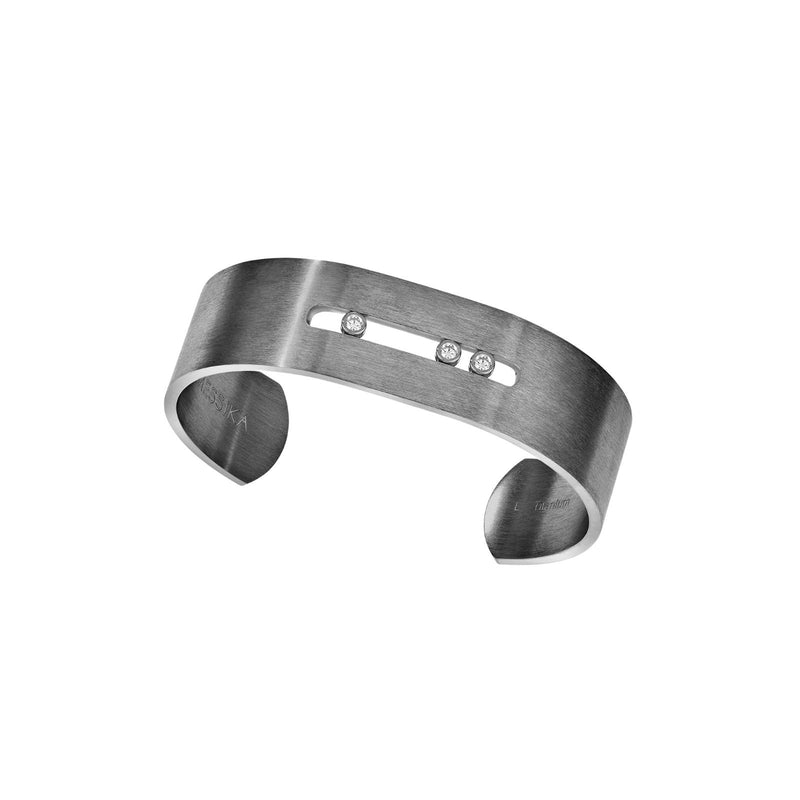 Messika Move Titanium Graphite Bangle-Messika Move Titanium Graphite Bangle -