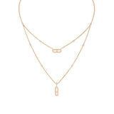 Messika Move Uno 2 Rows Necklace-Messika Move Uno 2 Rows Necklace -