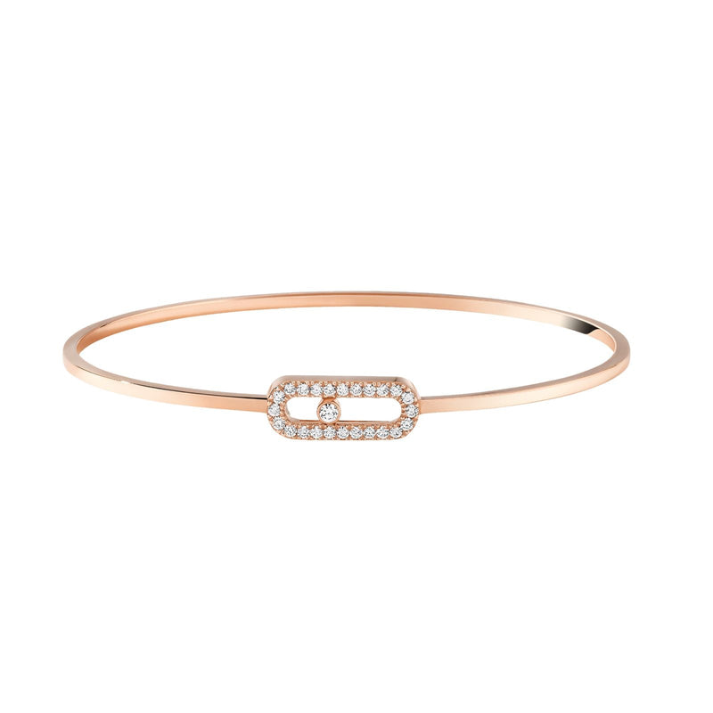Messika Move Uno Pavé Flex Bangle-Messika Move Uno Pavé Flex Bangle - 11134-PG-S