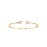 Messika My Twin Toi & Moi Thin Bangle-Messika My Twin Toi & Moi Thin Bangle - 07222-YG
